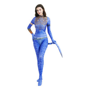 Avatar Costume Cosplay Women and Men Couple Family Girl Bobysuit Jumpsuit Alien ClothingThe Way of Water Christmas Halloween2026