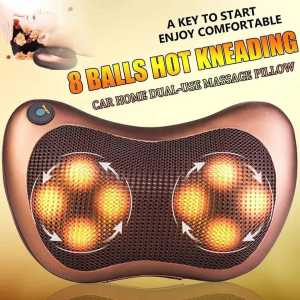 Bantal Pijat Portable-Alat Pijat Bantal 8 Bola-Pillow Massage Car & Home 8028