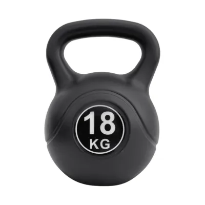 Kettlebell Power Coated Fitness Gym Household 10kg 12kg 16kg Durable Workout Strength Training Fitness Exercise