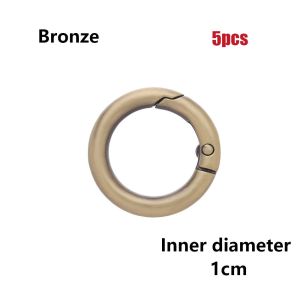 NOBLEE 2/5pcs 10/12/16/19mm Plated Gate Zinc Alloy Hooks Spring O-Ring Buckles Snap Clasp Clip Carabiner Purses Handbags Bag Belt Buckle