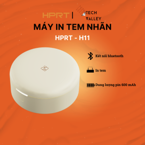 Máy in tem nhãn HPRT-H11 kết nối bluetooth thiết kế nhỏ gọn tiện lợi