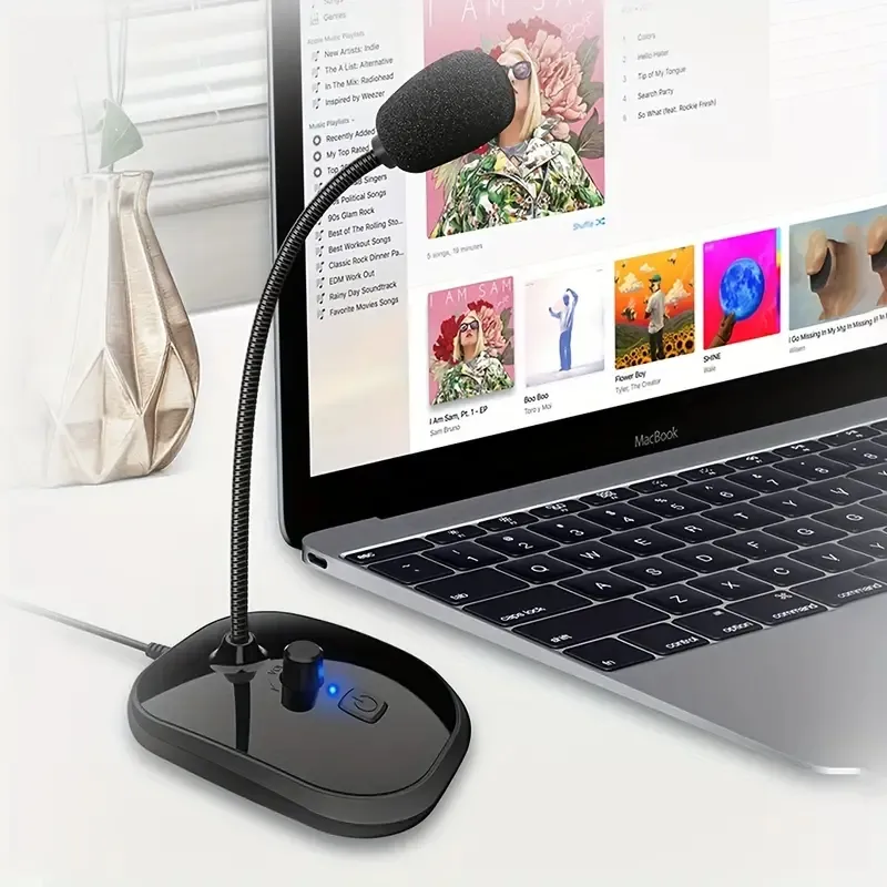 USB Microphone For Computer ,PC Microphone With Spin Button Volume