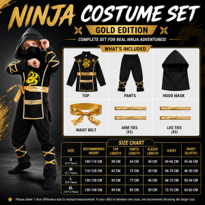 (Ready Stock) Kid Children Samurai Ninja Costume Naruto Baju Cosplay Boy Assassin Japanese Halloween Fancy Warrior