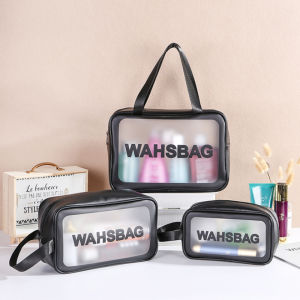 Travel Wash Bag Hand Carry Cosmetics Cosmetic Toiletries Storage Bag Kalis Air Waterproof Bags Beg 化妆厕所包防水