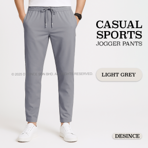 🇲🇾 DESINCE Men Casual Pants Man Long Pants Sports Wear Seluar Lelaki Jogger Pants Seluar Sukan Casual MP 080