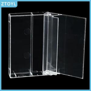 ZTOYL 1Pc Cassette Tape Transparent Storage Box Audio Magnetic Recording Blank Tape Case Dustproof Box