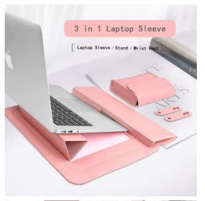 Laptop Sleeve Bag Case 11 12 13.3 14 15.6 Inch PU Leather Laptop Sleeve For MacBook Air Pro 13 15 Case For Huawei Macbook