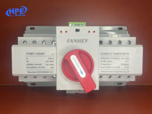 Cầu dao đảo chiều tự động ATS 4 Pha 125A Bộ đổi nguồn điện tự động ATS 3 pha 4 dây 125A - FHM1-125/4P