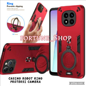 CASING HP XIAOMI REDMI NOTE 14 PRO PLUS CASE ROBOT HIT EYE RING PROTEKSI CAMERA CASING STANDING NEW