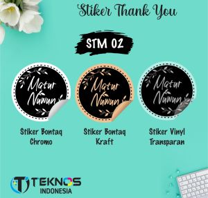 STIKER THANK YOU STM [30 PCS]