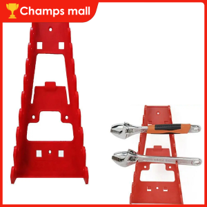 1Pcs Red Wrench Organizer Tray Wrench Holder Rail Tray Spanners Organizer Tool For Tool Box Wall