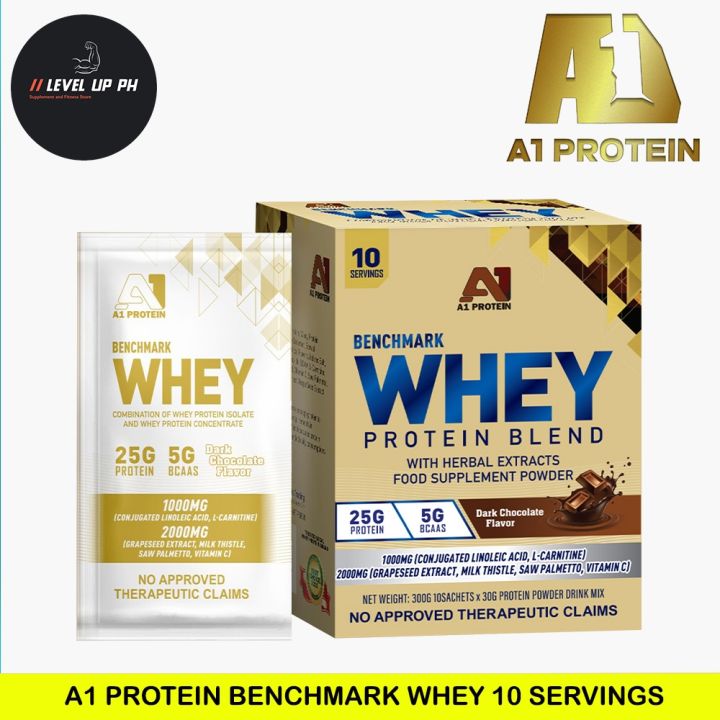 A1 Protein Benchmark 100 Whey Protein 10 Serving Box Lazada PH
