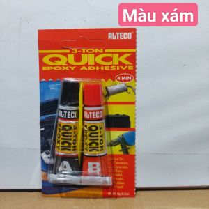Keo AB thái lan keo dán da năng vỉ lớn và vỉ nhỏ Keo AB Thái Lan lớn/nhỏ Epoxy Alteco 2 thành phần siêu cứng chịu nhiệt chịu nước dán sắt đá kính kim loại màu xám hoặc màu trong - Cửa Hàng Nam