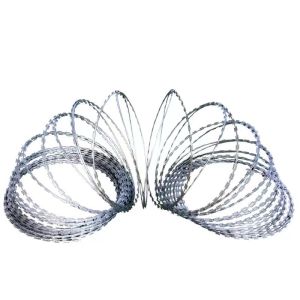 Barbed razor wire30 Meters 95 feet for garden fence blade wire for house farm factory fence military wire Combat wire razor wire
