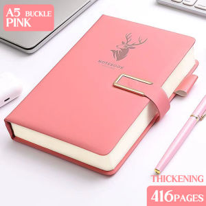 A5 note book  pad individuality creative work this retro leather upscale office business diary