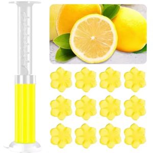 🔥3/6x Gel Toilet Bowl Cleaner Flower Stamp Toilet Deodorizing Gel Stamp Toilet Flask Odor Remover(1 Tube of 12Flowers)