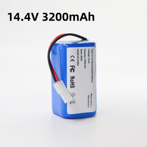 แบตเตอรี่ลิเธียม For Xiaomi Mijia Mi G1 แบตเตอรี่หุ่นยนต์ดูดฝุ่น 3200mAh 14.4-14.8V