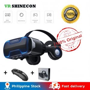 💥Dream Best🔥 3D Glasses vr box gaming full set with controller VR Headset For 3D Movies & Vr Games With Stereo Adjustable Headphone Compatible With 4.7-6.4 Inches All Ios Android Smartphones others