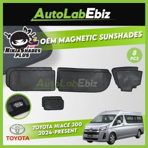 Toyota Hiace 300 2024 NinjaShades Plus OEM Magnetic Car Sunshades