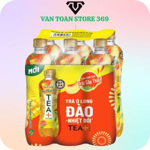Trà ô long đào nhiệt đới TEA+ PLUS chai 450ml