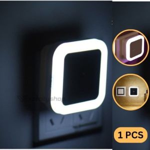 Lampu Tidur Led Kotak Lampu Dekorasi Ruangan Sensor Cahaya Night Light