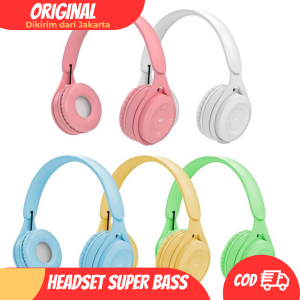 HEADPHONE BLUETOOTH HEADSET WIRELESS MACARON Y08 STEREO HEADPHONE