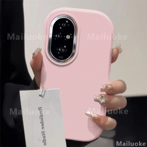 Honor 200 5G Case Honor 200 Pro 5G Case Soft Case Metal Frame Silicone Drop Proof Phone Case