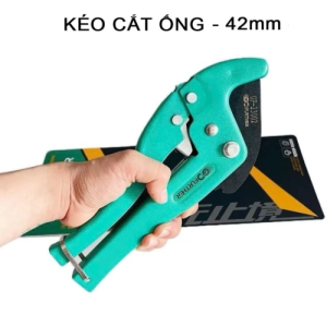 Kéo Cắt Ống Nước Cán Nhựa Lưỡi Thép Miệng Kéo Mở Tối Đa 42mm Có Khóa Gài An Toàn Kéo Chuyên Dùng Sửa Chữa Ống Nước