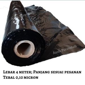 Plastik UV Hitam 100 micron 4 x 60 Meter Untuk Kolam/Tambak