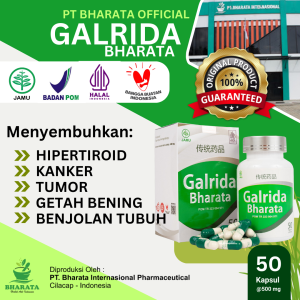 GALRIDA Bharata - 100% ORIGINAL Obat Herbal BENJOLAN di tubuh Gondok Kista Kanker dan Tumor