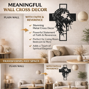 Jesus Face Metal Wall Art /Jesus Wall Decoration/Jesus Christ Hanging Wall Hangings For Living Room Church Spaces Wall Decoration