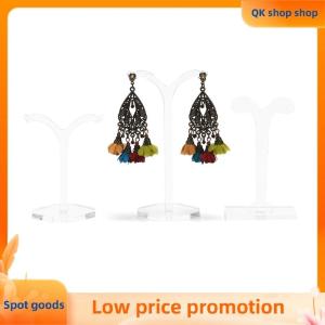 ✨QK shop✨ Acrylic Stud Dangle Earrings Display Rack Stand Jewelry Hanger Organize Holder