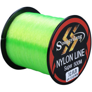 Sougayilang Senar Pancing Nilon 4 Warna 500M Nilon Memancing Baris Memancing Line 11.0-36.3LB Memancing Baris Kawat Fishing Tackle