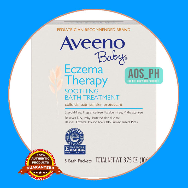 Aveeno Baby Eczema Therapy Soothing Bath Treatment With Natural Oatmeal