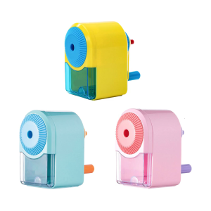 Manual Pencil Sharpener Hand Crank Pencil Sharpener Portable Pencil Sharpener School Rewards for Kids Artists Students