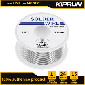 KIPRUN Tin Lead Rosin Core Soldering Solder Iron Soldering Tin Wire Tin Melt Rosin Core Solder Wire Flux Reel 0.8/1.0MM 2.0% Soldering Welding Iron Wire （50g）