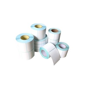 FSSTC008 Stiker Label Gulung Polos Sticker Barcode Printer Tempel