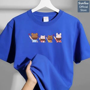 Áo Thun Nữ Form Vừa SUNTEE FV034 Phong Cách Basic In Hình 034 Vải Cotton 250GSM Cao Cấp Thoáng Mát