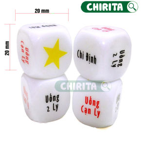 Xúc Xắc Xí Ngầu Uống Bia Nhựa Tốt Xí Ngầu Ăn Nhậu Mặt Vui Nhộn Cho Hội Nhóm - Đồ Chơi Chirita