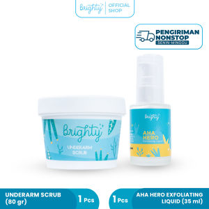 Brighty AHA HERO Serum x Underarm Scrub