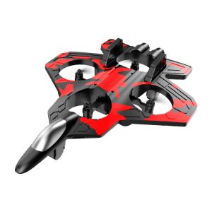 SKJK EPP Foam Remote Control Foam Fighter Gravity Sensing RC Drones RC Hobby Jet Plane Mini Model Rechargeable Four Motor Helicopter Toy Kids Toddlers Children