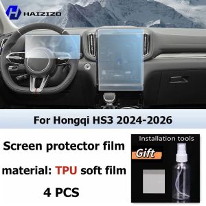 Kail For Hongqi HS3 2024-2026 Car interior Matte Screen Protector console GPS Navigation LCD screen TPU film Scratch resistant PPF B8T9H