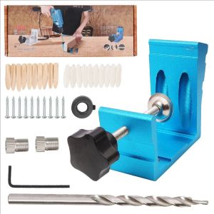 Bộ Định Vị Lỗ Khoan Nghiêng 78 Món - Dụng Cụ Chế Biến Gỗ Hợp Kim Nhôm Chính Xác và Bền Bỉ