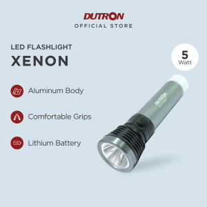 Senter LED Dutron Super Terang Emergency Rechargeable Cas SNI Garansi Senter Genggam Viral