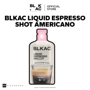 BLKAC Coffee 25ml Espresso Shot 0 Sugar Americano / Hazelnut - 25ml x 1 serving [ HALAL]