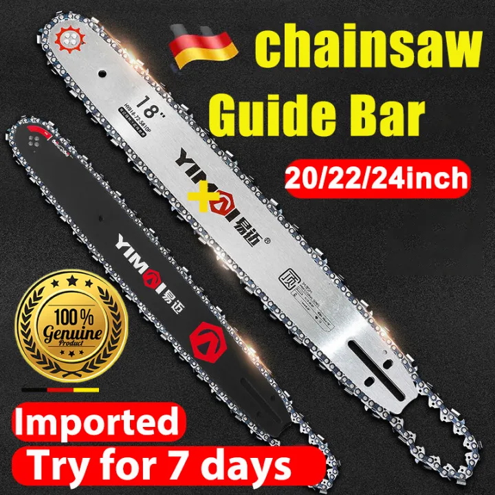 Universal Chainsaw Guide Bar Chainsaw Chain 20/22/24 inch 2 years ...