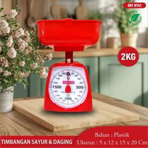 Timbangan Duduk Dapur Buah Daging Laundry Analog Manual Timbangan Digital Serbaguna Scale Analog