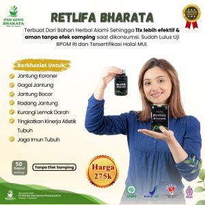 RETLIFA BHARATA HERBAL || Obat Penyakit Jantung & Mengurangi Lemak Darah