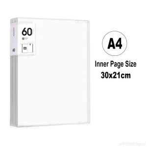 60Pocket A4 A3 File Folder Picture Album Document Storage Bag Display Book Painting Drawing Paper Photo Art Collection Organizer2026