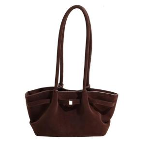 Stylish PU Shoulder Bag for Women Large Capacity Handbag Underarm Purse for Commuting and Social Gatherings